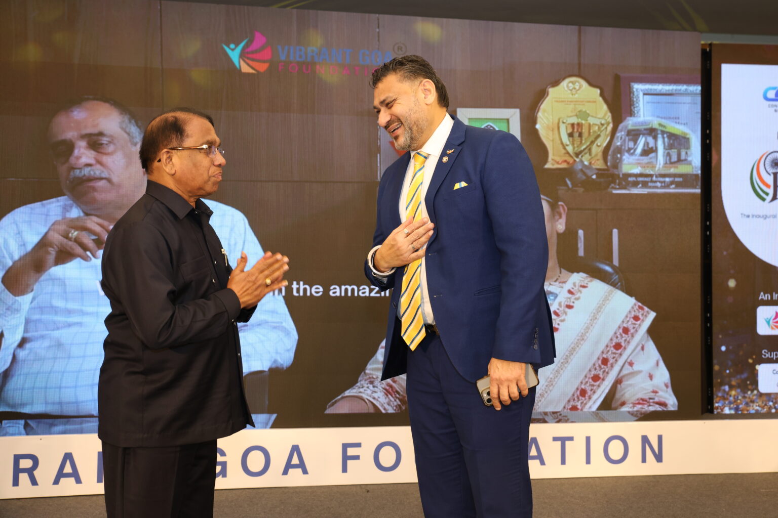 ADAM Global in a one-to-one business conversation at a Vibrant Goa Foundation event